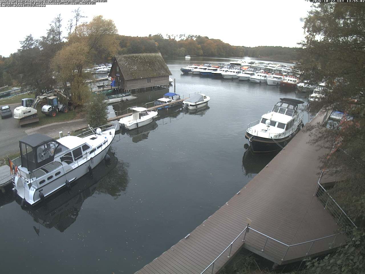 Aktuelles Webcam-Bild der Marina Eldenburg in Waren (Müritz)